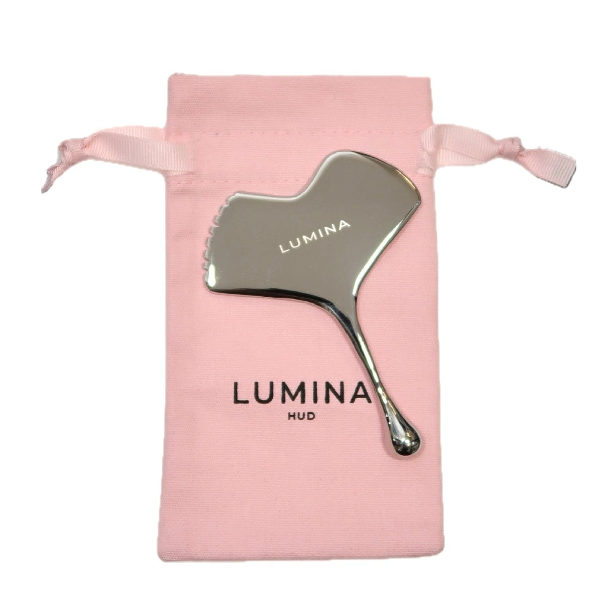 Rustfritt Stål Ginkgo Gua Sha